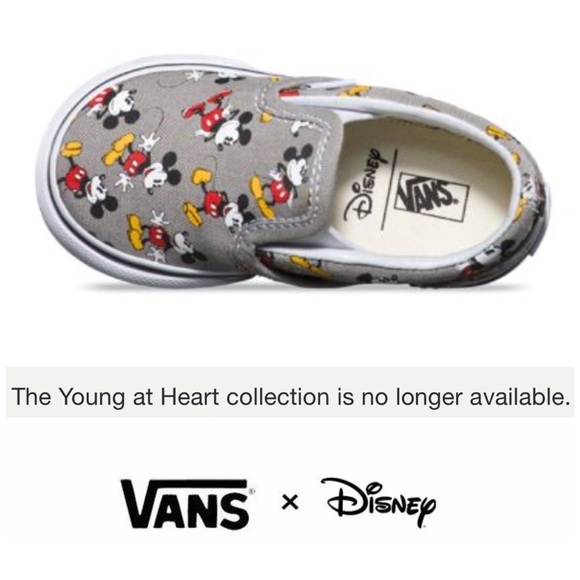 mickey mouse slip on vans